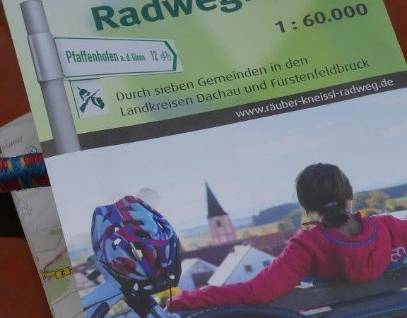 Die neue Rad- Karte für den Räuber Kneißl Weg