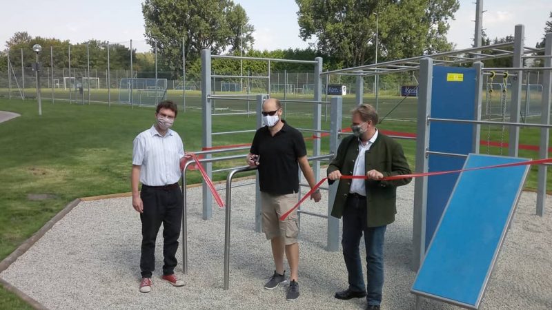 Einweihung der neuen Calisthenics-Anlage