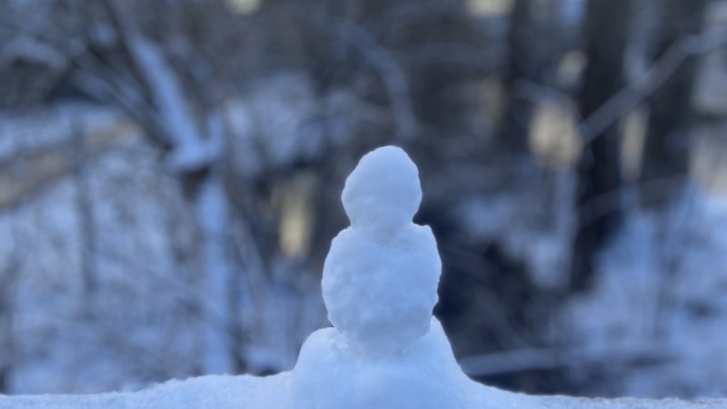 starker Schneefall am Wochenende