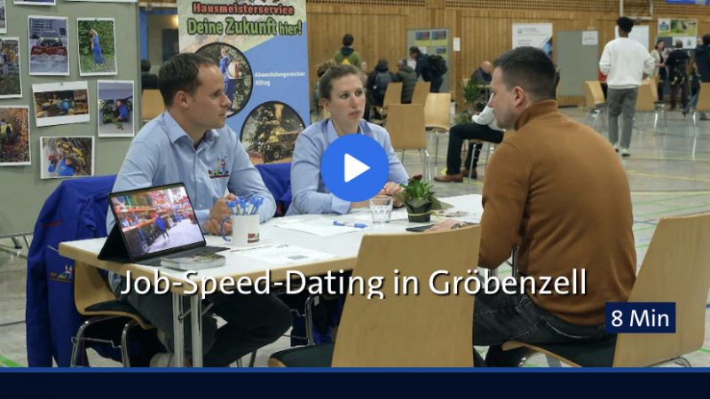 Reportage über das Job-Speeddating