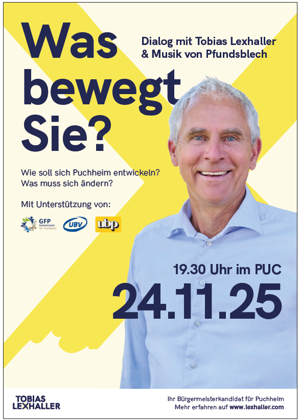 “Was bewegt Sie“ unabhängiger BGM-Kandidat für Puchheim stellt sich vor