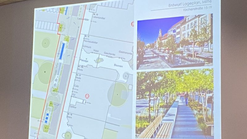 Planungen der Kirchenstraße- es geht weiter voran