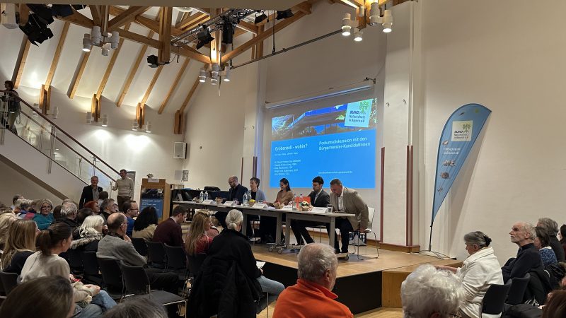 Podiumsdiskussion des BUND Naturschutz